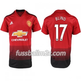 Fußballtrikots Manchester United BLIND 17 Heim Trikotsatz 2018-2019
